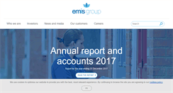 Desktop Screenshot of emisgroupplc.com